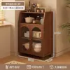 Gabinete de Vestíbulo, Aparador de Comedor, Vitrina de Té de Pared para Sala de Estar, Gabinete Lateral, Estante Multifuncional para Almacenamiento de Utensilios de Cocina