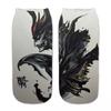 Calcetines periféricos de impresión 3D de dibujos animados de animación de Naruto transfronterizos para Amazon, calcetines de barco, personalidad creativa, tubo corto