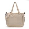 Bolso Tote de Algodón de Nuevo Estilo para Abrigo Bolso Bandolera para Clase de Estudiante Femenina Bolso de Hombro para Trabajo y Desplazamiento Bolso de Tela de Nailon de Gran Capacidad