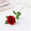 Flor Artificial Rosa Decoración del Hogar Boda Novia Flor Falsa Bola de Olas Regalo para Amantes Ramo Rosa Falsa