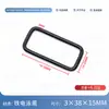 Suministros del fabricante hebilla cuadrada de alambre de hierro cincha D-ring correa de bolsa boca de conexión hebilla accesorios hebilla cuadrada de metal