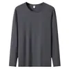 Camiseta de Manga Larga Otoño al por Mayor para Hombre Top Holgado talla extra Suéter de Moda para Hombre Primavera y Otoño Camisa Base Ropa de Otoño para Hombre