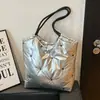 Bolso de Algodón Espacial de Gran Capacidad Transfronterizo para Mujer 2026 Nuevo Moda de Nicho Ligero Bolso de Hombro para Viaje