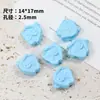 Tinta Acrílica Colorida Casa Pequena Furo Reto Caneta com Contas DIY Corrente para Celular Chaveiro Penduricalho para Carro Acessórios de Joia