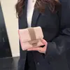 2026 Cartera Transfronteriza para Mujer al por Mayor 70% de descuento Estilo Corto Patchwork Nicho Minimalista Portatarjetas Billetera para Monedas Pinza para Monedas Cartera