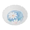 Soporte para Tetera Cerámico Azul Floral Estilo Japonés Pintado con Tinta de las Dinastías Tang y Song, Accesorios para Juego de Té Kung Fu, Bandeja Seca para Té Casera, Bandeja Multifuncional para Té y Bocadillos