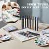 Set de Marcadores Acrílicos de Doble Punta Nuevos Transfronterizos, Plumas de Dibujo Específicas para Arte, Marcadores de Pintura DIY para Niños