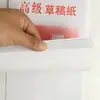 Papel Rascunho Cor Couro de Vaca Grande Papel Rascunho Não Grudento Papel de Anotação Papel Papel Papel em Branco Material de Exame para Estudante Lote