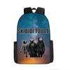 Skibidi inodoro hombre monitor hombre Titan TV hombre audio hombre mochila estudiante mochila