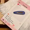 Presilha de Franja Colorida Pequena Fresca de Alta Qualidade Simples Personalizada Presilha Lateral Presilha Lateral Tipo Bico de Pato Elegante Presilha de Cabelo Acessório de Cabeça Atacado