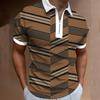 Polo informal de moda transfronteriza para hombre de Europa y América, camiseta de manga corta con solapa y cremallera, camiseta de comercio exterior para hombre