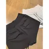 Shorts de Cintura Alta con Cordón y Bolsillos Traseros para Mujer, Verano, Línea A, Adelgazantes, Anti-Exposición, Versátiles, Shorts Deportivos Hot Girl