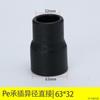 Liansu Pe Direct 20 Codo Reductor Directo Negro Enchufe Soldable