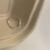 Anillo Plano Cepillado de Encaje de Plata de Ley S925 para Mujer, No se Desvanece, Nicho, Gama Alta, Lujo Accesible, Joyería Versátil Abierta para Mano Nuevo