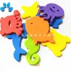 Régua de Medição EVA Animal de Estampagem Brinquedo de Banho EVA Estampagem Medidor Estéreo Adesivo de Letra