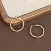 Pendientes de Aro Grandes Estilo Coreano con un Diseño Minimalista, Ofreciendo una Sensación de Lujo y Elegancia, Geniales y con Estilo, Pendientes de Cobre Únicos y Sencillos