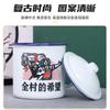 Taza de Esmalte, Vaso de Agua, Taza con Tapa, Tarro para Té, Tarro de Esmalte con Texto Impreso, Taza para Té de Frutas, Copa de Vino