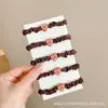 Cuerda Negra Simple para el Cabello, Gama Alta, Goma Elástica de Alta Elasticidad, Goma para el Cabello, Sin Marca, Sin Daño al Cabello, Goma para el Cabello, Accesorio Versátil para el Cabello para la Vida Diaria de las Mujeres