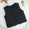 Colete Infantil de Penas Outono e Inverno Novo Estilo Colete de Penas de Pato Branco para Meninas Quente Leve Colete de Penas Forro Interno Colete de Menino