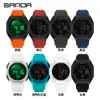 El Reloj Más Vendido de Sanda, Reloj Electrónico Multifuncional con Alarma de Repetición, Esfera Grande, Luminoso, Resistente al Agua, Reloj Deportivo para Jóvenes