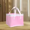 Bolsa aislante para pastel de cumpleaños 4/ 6810 pulgadas blanca portátil engrosada de papel de aluminio refrigerado bolsa de almacenamiento en frío para llevar