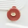 Espejo Plegable de Dibujos Animados Peine Peine de Cojín de Aire Dos en Uno Espejo Portátil Mini Peine Integrado Plegable Peine de Airbag Peine Alisador de Cabello para Mujer