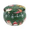 Fabricantes fornecem latas em formato de tambor de 2,2 OZ cor de folha de flandres latas de chá latas de metal para velas de aromaterapia pasta de pera açúcar