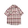 Nueva Llegada 2024 Camisa de Cuadros de Manga Corta para Hombre Verano Marca de Moda Moderna Holgada Talla Grande Camisa Casual Top para Hombre