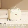 Bolsa de almacenamiento a prueba de polvo con ventana transparente, organizador de juego de cuatro piezas para ropa de cama del hogar, bolsa de almacenamiento portátil para ropa de viaje