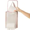 Bolsa de almacenamiento de pañuelos para colgar en la pared para baño, caja de pañuelos para uso doméstico, solución de almacenamiento colgante impermeable sin perforaciones