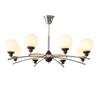 Nuevo Candelabro Retro Estilo Francés para la Sala de Estar, Lámpara Mágica de Frijol de Madera Maciza Estilo Americano, Luminarias Vintage Estilo Nanyang para Dormitorio Principal y Comedor