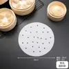 Papel Antiadherente para Vaporera de Grado Alimenticio, Papel Desechable para Cocinar al Vapor Xiaolongbao, Papel para Bollos Comercial, Papel para Bandeja de Vaporera, Al por Mayor