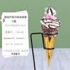 Modelo de Helado Cono de Frutas Bola de Helado Caja Exhibición de Ventana Accesorios de Fotografía para Niños