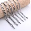 Pulsera de hombre de acero inoxidable de alta gama estilo ins transfronterizo de Europa y Estados Unidos, personalidad versátil, tendencia de moda, joyería hip-hop
