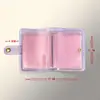 Portatarjetas de PVC, Cubierta de Libro Transparente Mate, Cubierta Protectora de Documentos, Cubierta de Libro Cuadrada para Tarjetas de Identificación de Banco y Juego, Bolsa, Bolsa Sellada