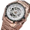 Dropshipping Reloj Mecánico Impermeable Totalmente Calado Automático Completo Para Hombre Reloj de Hombre Reloj con Correa de Acero Silencioso