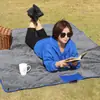 Manta anti-aislamiento de doble uso para exteriores otoño e invierno protección ambiental manta de picnic camping al aire libre alfombrilla suave para picnic alfombrilla a prueba de humedad