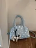 Transfronterizo 2025 Nuevo Bolso Coreano Pequeño Bolso Tote para Mujer Lindo Lunares Nicho Bolso Almohada Bolso de Hombro Cruzado