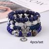 Set de Pulseras Acrílicas Estilo Nuevo Bohemio Colgante de Elefante Mariposa Joyería para Fotos Venta Directa de Fábrica de Joyería