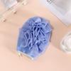 Toalla Flor de Baño con Exfoliante para Limpieza Profunda de la Piel, Exfoliante de Arena Gruesa, Toalla de Baño de Doble Cara y Bola de Baño de Doble Uso