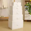 Caja de Almacenamiento para Ropa de Algodón y Lino Color Crema con Cremallera, Caja de Almacenamiento Plegable, Caja Organizadora de Gran Capacidad para Edredones y Ropa