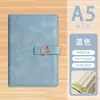Caderno com Logo Impresso, Livro de Registros de Couro Macio para Escritório, Conjunto em Caixa de Presente, Caderno de Aparência Sofisticada com Fecho Magnético