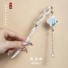 Estilo Antigo Hairpin Placa de Ácido Acético Simples Tassel Andar Diário Cabelo Han Roupas Acessórios Novo Estilo Chinês Roupas Antigas Mulheres Hairpin