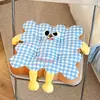 Bonito cojín redondo para sentarse durante mucho tiempo en la oficina, almohadilla gruesa para silla, cojín creativo de alta apariencia para asiento de dormitorio estudiantil