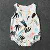 Comercio Exterior Infantil Europa y Estados Unidos Verano Chaleco sin Mangas de Hojas para Niña Ropa de Gateo Hayi Infantil Ropa Infantil ins