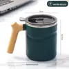 Nova Caneca de Aço Inoxidável 316L com Tampa Caneca Térmica Selada Copo de Boca Simples Copo de Café Caneca Premium para Beber Chá