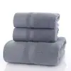 Elegante Toalla de Algodón Traje de Toallas de Baño Extra Espeso para Cara y Baño Regalo para el Hogar Regalo de Hotel Traje de Algodón