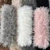 Novo Estilo de Inverno Cachecol Magnético de Lã de Cordeiro Sintética, Cachecol de Pelúcia Liso, Proteção para o Pescoço, Espessado e Quente, Cachecol de Pescoço Peludo Dupla Face