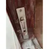 .Fechadura de Parafuso Oculto Aço Inoxidável Fechadura de Parafuso Oculto Parafuso Oculto Fechadura Oculta para Porta Dupla Parafuso Oculto Céu e Terra Espessado Cabeça Redonda de 6 Polegadas