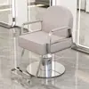Silla de peluquería para barberías, silla de salón, silla de aseo, silla para cortar el pelo, ajustable y giratoria, reposabrazos de acero inoxidable, silla de barbero